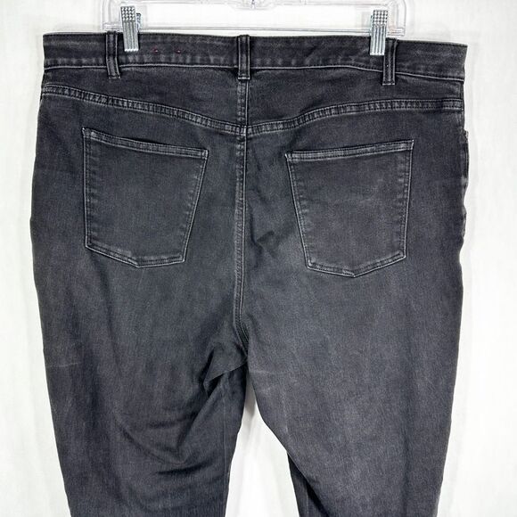 Talbots Plus Size 16W Jeans Black High Rise Skinny Simply Flattering Pocket 1171 - Picture 4 of 7